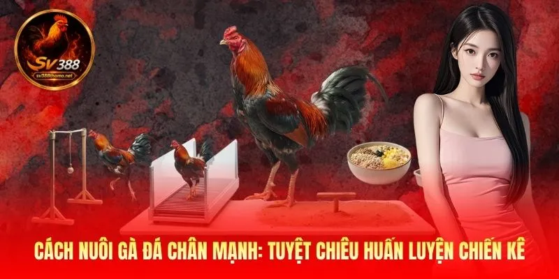 Cách Nuôi Gà Đá Chân Mạnh: Huấn Luyện Chiến Kê Tại SV389